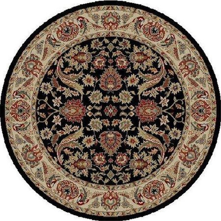 CONCORD GLOBAL TRADING Concord Global 62034 3 ft. 11 in. x 5 ft. 5 in. Ankara Sultanabad - Black 62034